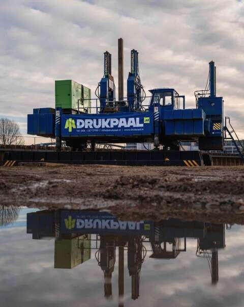 Drukpaal trillingsvrij en geluidsarm funderen.480x0x0x60